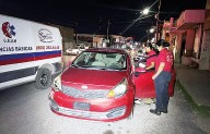 Provoca taxista accidente y escapa