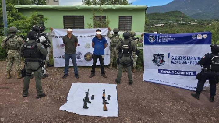 Detienen a tres hombres armados durante operativos en Moris
