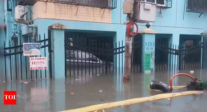 Kolkata Rains: Heavy rainfall paralyses life in Kolkata, IMD warns of more rain; airlines issue travel advisories
