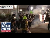 Anti-ICE protests ERUPT into violence as agents use tear gas, rubber bullets