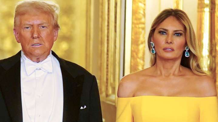 Melania Trump's UK State Banquet Dinner Look Crumbles With One Bizarre Detail