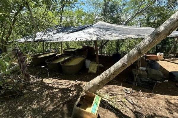 Aseguran 21 toneladas de metanfetamina en Durango