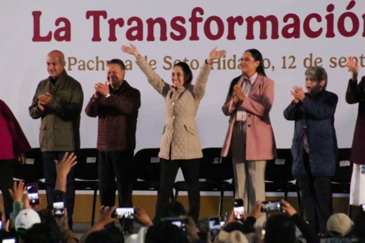 Claudia Sheinbaum destaca reducción de la pobreza en su visita a Hidalgo