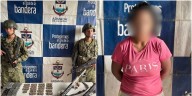 Ofensiva en Buenaventura resultó en el hallazgo de importante arsenal y la desmovilización de alias Mariana González