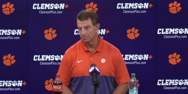 Dabo Swinney previews Clemson matchup at Georgia Tech