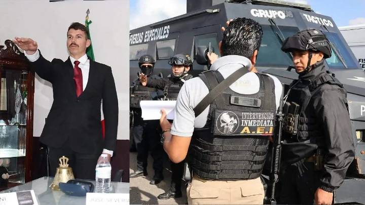 Enfrentamiento en Amozoc deja herido al secretario de Seguridad durante operativo