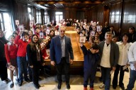 Alumnos de Capital y Fernández visitaron Casa de Gobierno