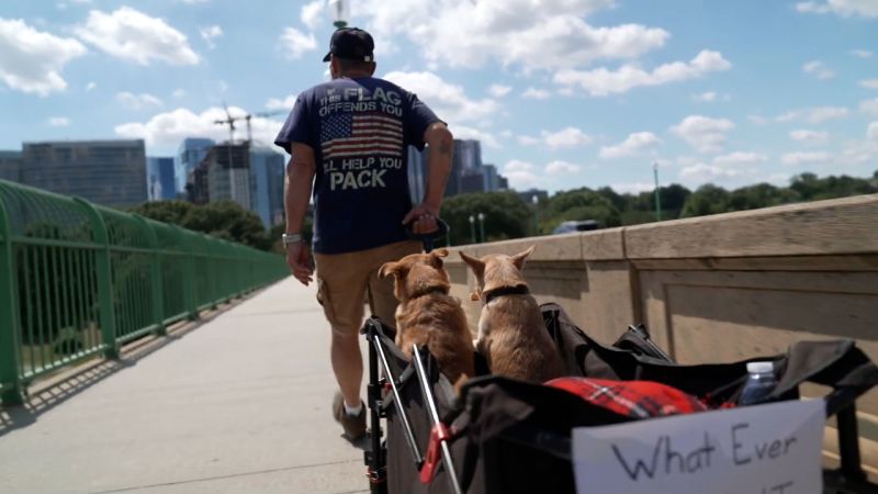 Trump’s crackdown on homeless residents in the nation’s capital has them on the run