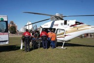 Así fue el operativo para asistir a los motociclistas heridos en la Ruta 39
