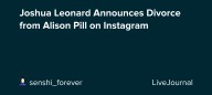 Joshua Leonard Announces Divorce from Alison Pill on Instagram: ohnotheydidnt
