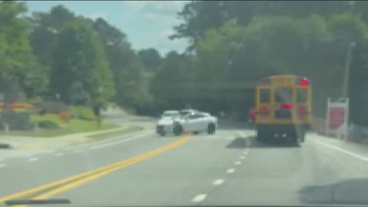 Waymo, driverless car caught illegally passing school bus