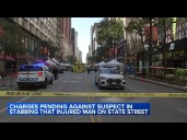 Man stabbed in the Loop, Chicago police say suspect in custody