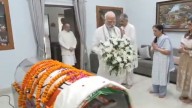 PM Modi Pays Last Respects To Veteran BJP Leader Vijay Kumar Malhotra