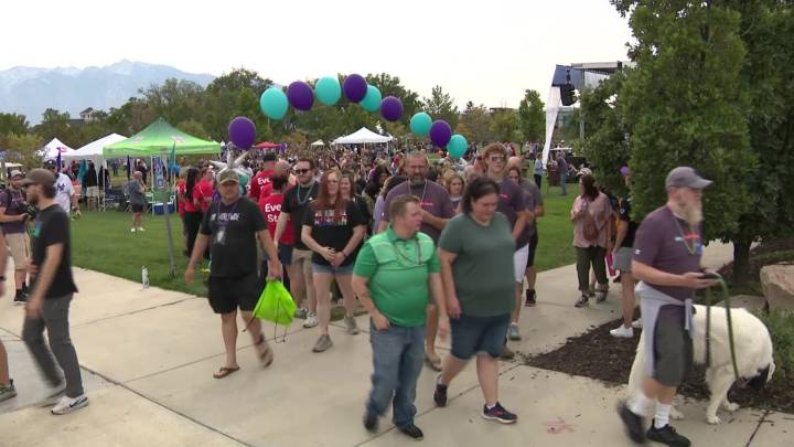 Hundreds of people come out for 'Out of the Darkness Walk' to support mental health and suicide prevention