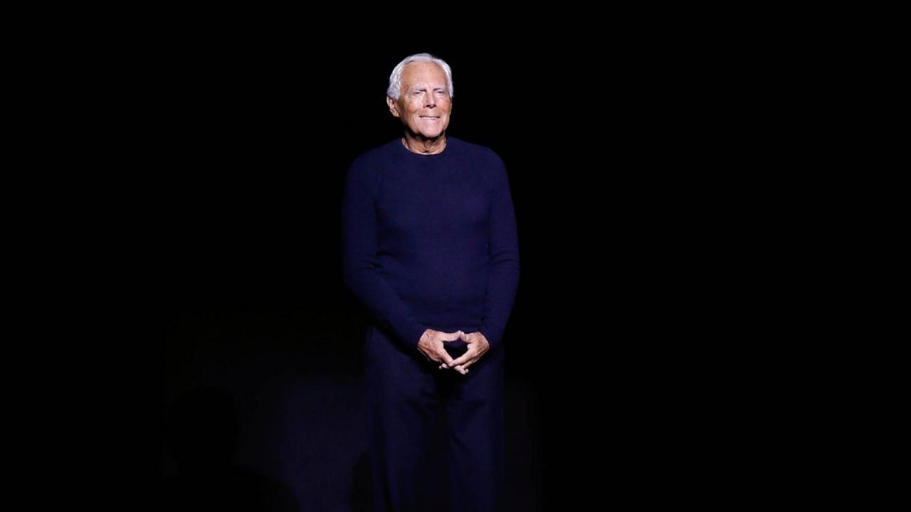 Luto en la pasarela: fallece Giorgio Armani, el "rey" de la moda italiana