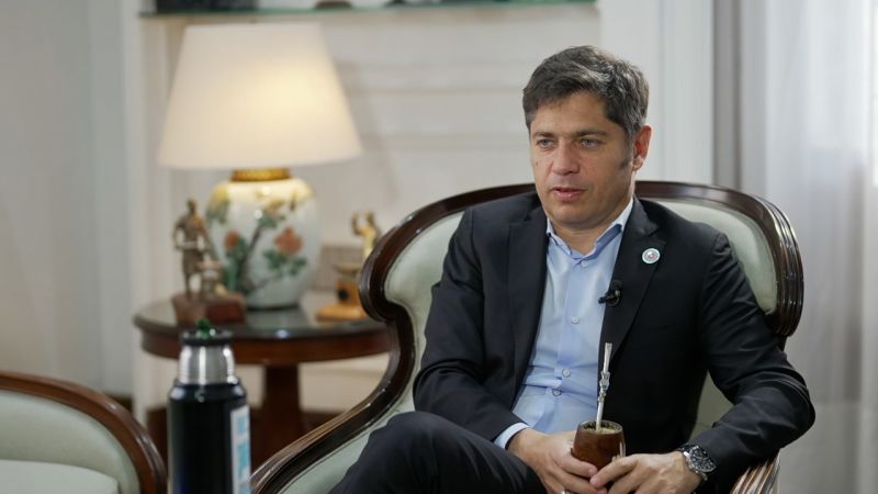 Axel Kicillof dice que si Trump supiera de la política de importaciones de Milei, “ lo mata