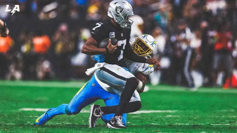 Los Chargers logran electrizante victoria sobre los Raiders