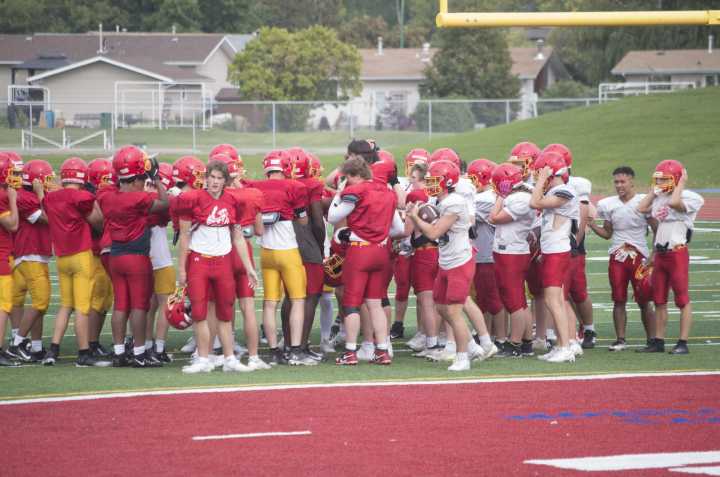 Defending 5A provincial champs focused on the future ahead of high school football season opener