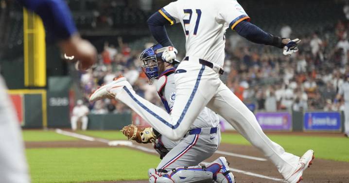 Astros' Yordan Alvarez out indefinitely with ankle sprain