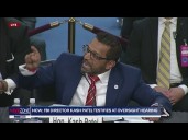 Heated exchange over Epstein case at FBI oversight hearing