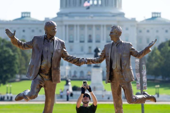 Trump and Epstein Statue in D.C. Quickly Removed by Authorities Despite Permit