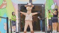 San Antonio Zoo unveils Savanna the Giraffe mascot