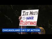 Protesters rally against immigration enforcement in Chicago