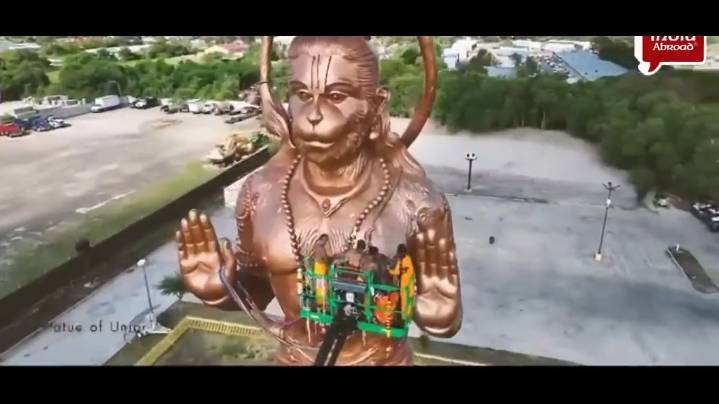 ‘Allowing a false god…’Republican leader sparks outrage with X post about massive Hanuman statue in Texas
