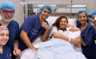 Carolina Amoroso compartió las primeras imágenes del nacimiento de Vicente, su primer hijo