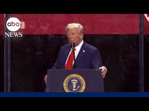 Trump speaks at Charlie Kirk memorial