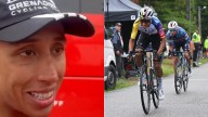 Gesto de Egan Bernal con Mikel Landa tras ganar etapa lo pone a sonar; celebró por lo alto