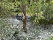 Central NY man dies when motorcycle hits tree, bursts into flames