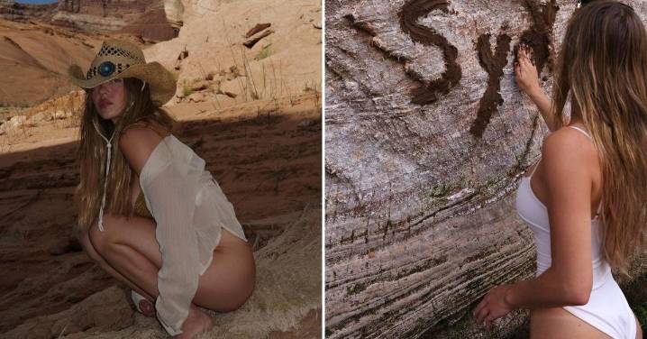 Sydney Sweeney Shows Off Her Cleavage in Plunging Swimsuit While Celebrating Her Birthday With Friends: Photos