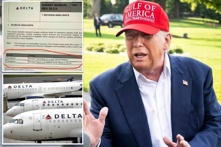 Trump announces Delta Air Lines will officially use 'Gulf of America': 'Finally embracing MAGA'