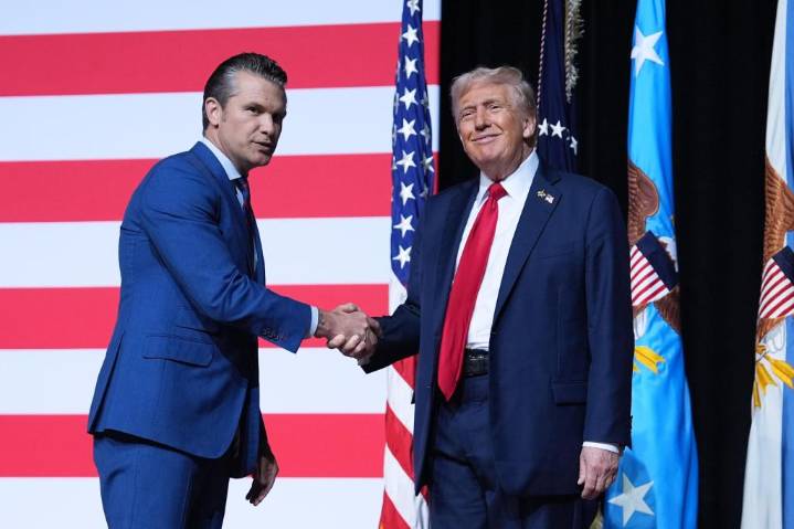 President Donald Trump and Defense Secretary Pete Hegseth declare an end to ‘politically correct’ leadership in the US military