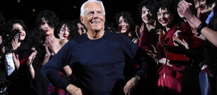 Falleció a los 91 años Giorgio Armani, el 'rey de la moda italiana'