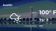 Pronóstico del tiempo en Austin para este viernes 5 de septiembre