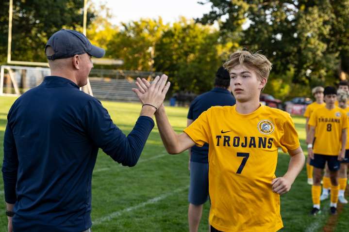 ‘He’s inspirational to everybody’: Muscular dystrophy diagnosis doesn’t stop Owosso senior’s soccer journey