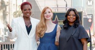Jessica Chastain Gets Support from ‘The Help’ Co-Stars Viola Davis & Octavia Spencer at Hollywood Walk of Fame Ceremony! | Al Pacino, Frances Fisher, Gian Luca Passi de Preposulo, Jessica Chastain, Nn