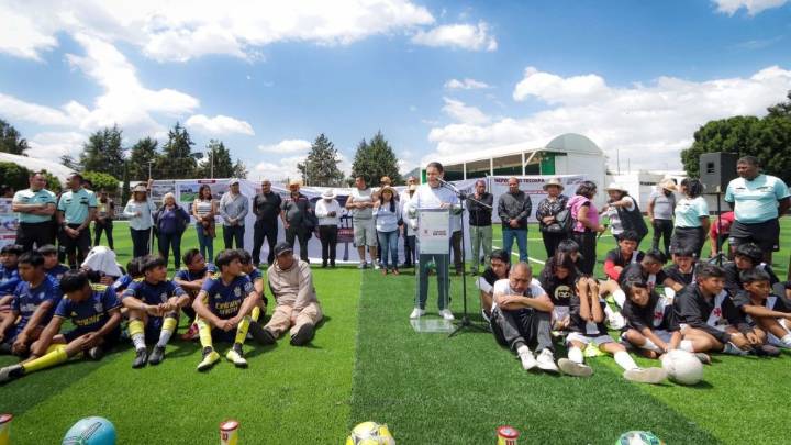 Rescata Milpa Alta deportivos de la localidad con el programa “espacios chidos”; Octavio Rivero a favor de los jóvenes