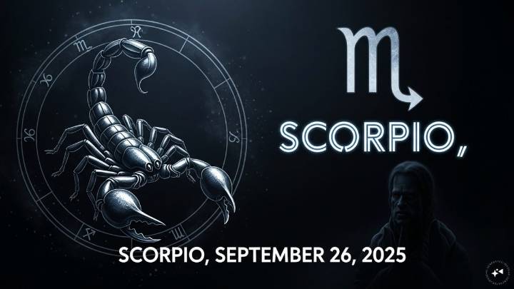 Scorpio Horoscope Today, September 26, 2025