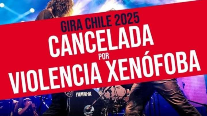 Amenazas a argentinos que viajan a Chile: una banda debió suspender una gira tras recibir mensajes de violencia
