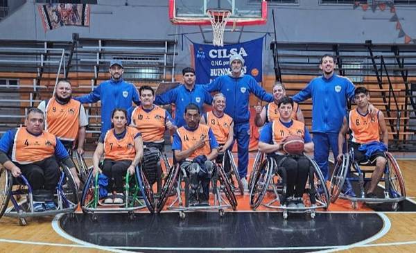 DUBa. sumó más que tres partidos en la Liga Nacional de básquetbol en silla de ruedas