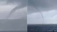 VIDEOS | trombas marinas se generaron en la zona sur: Armada emitió aviso para cinco regiones