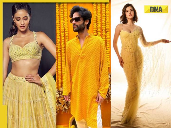 Aaman Devgan to Navya Nanda radiate bright yellow vibes on Navratri Day 4