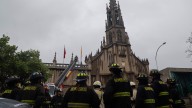 Incendio provocó daños en la Iglesia Los Carmelitas de Viña del Mar