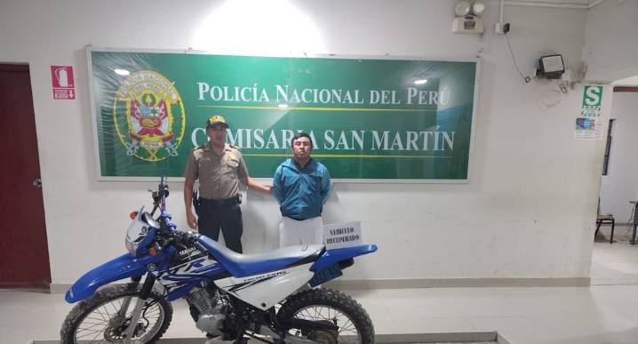 Piura: Cae presunto compinche por robo de motocicleta