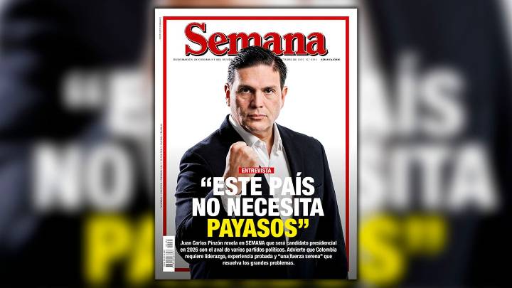 “Este país no necesita payasos”: Juan Carlos Pinzón revela en SEMANA que será candidato presidencial con el aval de varios partidos políticos