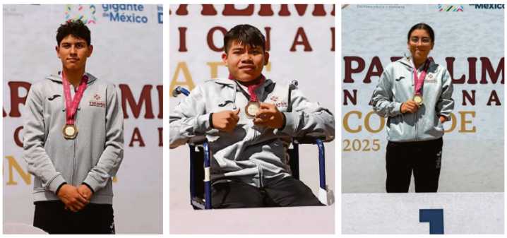 Paralimpiada Conade 2025: Yucatán arranca con tres oros; seis medallas en debut
