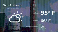 El tiempo de hoy en San Antonio para este sábado 27 de septiembre